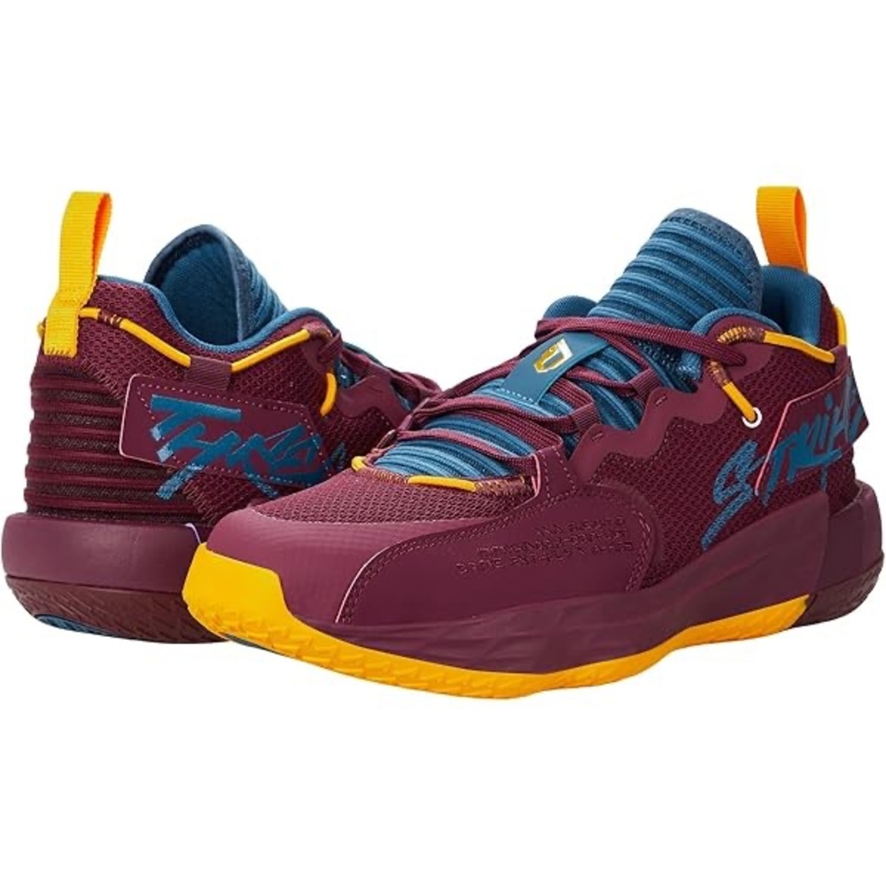 adidas Men’s Sneakers in Burgundy and Yellow 12.5